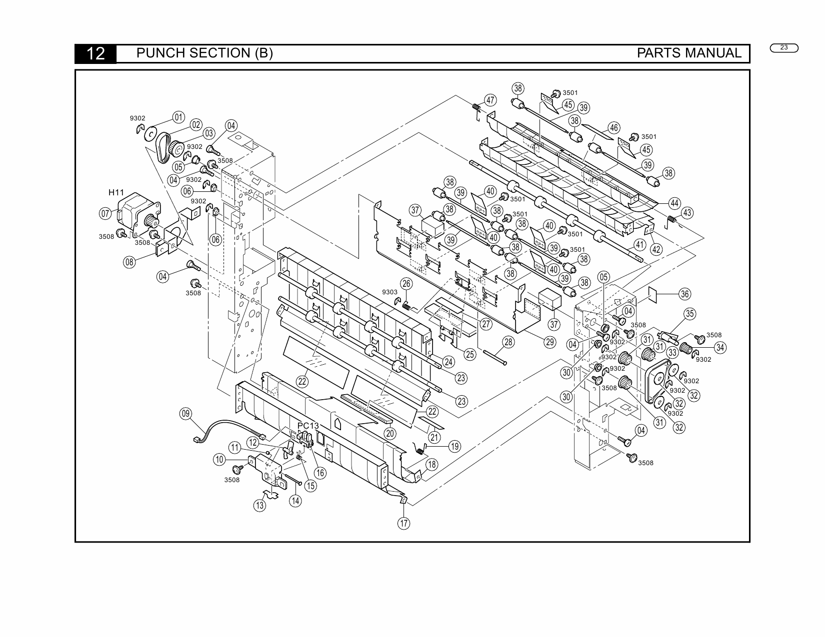 Konica-Minolta Options FN-502 Parts Manual-2